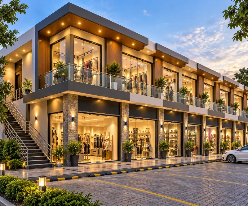 Commercial Plaza & Retail Construction - Al-Rukan Builders Lahore